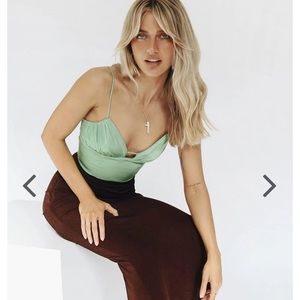 Verge Girl Sage Forever in Style Top